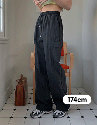 [174]키큰여자바지vol.500*나일론카고투웨이밴딩팬츠